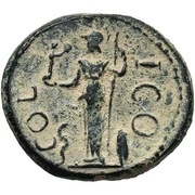 Æ - Antoninus Pius Lycaonia, Iconium; Athena reverse image