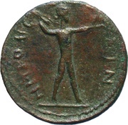 Hemiobol - Antonius Pius ΗΜΙΟΒΕΛΙΝ; Aegium reverse image