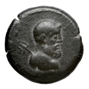 Æ21 - Poseidon ΑΝΤΙΚΥΡΕΩΝ; Anticyra obverse image