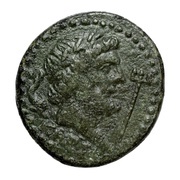 Æ20 - Nero ΚΑΡΥ; Carystus reverse image