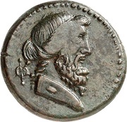 Æ22 C PROCVLEI L F; Cephallenia obverse image