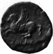 Æ15, Rome, 42 BC - 41 BC reverse image