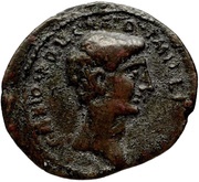 Æ - Augustus Julius Caesar obverse image