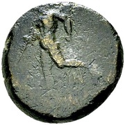 Æ15 - Augustus Athlete running left obverse image
