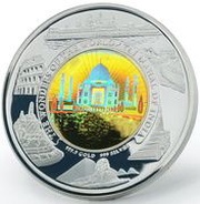 10 000 Riels - Norodom Sihamoni Taj Mahal of India, Cambodia, 2006 reverse image