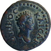 Æ21 - Marcus Aurelius ϹΥΡΙ ΚΑΒΙΡΩΝ; Syros obverse image