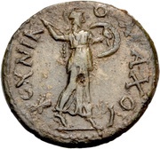 Assarion - Hadrian Laureate head reverse image