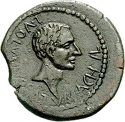 Dupondius - Augustus L VOLVSIVS SATVR ACHVL; Achulla reverse image