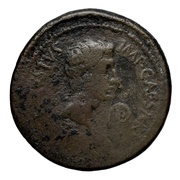 Æ - Augustus IMP CAESAR DIVI F AVGVSTVS; Cercina reverse image