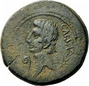 Sestertius - Augustus CAESAR; Hadrumetum reverse image