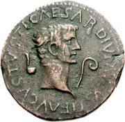 As - Tiberius L APRONIVS HIPPONE LIBERA; Hippo Regius obverse image
