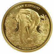 30 000 Riels Asian Elephant reverse image