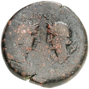 Æ30–32 - Augustus Minerva and Apollo reverse image