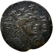 Æ28–29 - Augustus Tyche; pyln wyᶜt reverse image