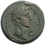 Æ23–25 - Augustus Apollo obverse image