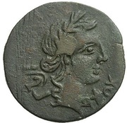 Æ23–25 - Augustus Apollo reverse image