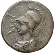 Æ25–30 - Livia Drusilla Minerva reverse image