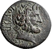 Dupondius - Augustus CAESAR; Sabratha obverse image
