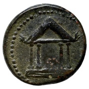 Æ25 - Augustus T'YNT; Thaena reverse image