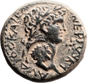 Æ 24 - Nero ΑΝΤΙΟΧ (ΩΝ) ΤΩΝ ΠΡΟΣ ΤΩ ΙΠΠΩ; Antioch ad Hippum obverse image