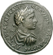 Æ38 - Severus Alexander ΕΠΙ ϹΤΡΑ ΑΥΡ Κ[...] ΑΝΤΑΝΔΡΙΩΝ; Antandrus obverse image