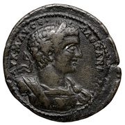 Æ38 - Severus Alexander ΕΠ ϹΤΡ ΑΥΡ ΜΗΤΡΩΝΑΚΤΟϹ ΑϹϹΙΩΝ; Assus obverse image