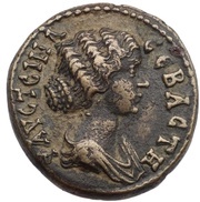 Æ28 - Faustina II ϹΤΡΑ ΑΥΡ ΡοΥΦοΥ ΠΙΟΝΙΤΩΝ; Pionia obverse image