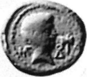 Æ16 - Augustus TENE; Tenedus obverse image