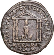Æ35 - Elagabalus Μ ΑΥ ΕΥΑΝΔΡΟϹ Β Ο ΑΡΧΙΑΤ ΑΡΞ ΚΕΡΑΜΙΗΤΩΝ, Rome, 218-222 reverse image