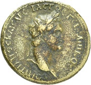 Æ30 - Domitianus EΠΙ ΤΙ ΚΛ ΑΓΝΙΟΥ CΤΡΑ ΚΥΖΙΚΗΝΩΝ; Cyzicus obverse image
