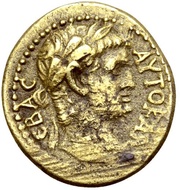 Semis - Titus and Domitianus Germe obverse image