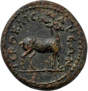 Æ19 - Hierocaesarea ΙΕΡΟΚΑΙCΑΡΕΩΝ reverse image
