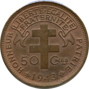 50 Centimes reverse image