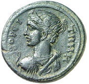 Æ Artemis Boreitene obverse image