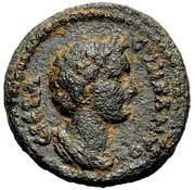Æ - Philadelphia Lydia; stag right obverse image