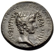 Æ17 - Germanicus and Drusus as Caesars obverse image