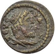 Æ13 Bull between altars obverse image