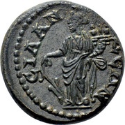 Æ20 Tyche; CIΛANΔЄΩN reverse image