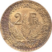 2 Francs reverse image