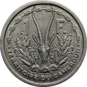 1 Franc reverse image