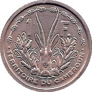 1 Franc Pattern reverse image