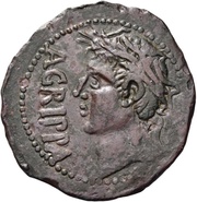 Dupondius - Augustus MVNICIPI PARENS obverse image
