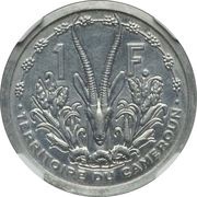 1 Franc Piedfort reverse image