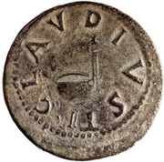Dupondius - Tiberius TI CLAVDIVS reverse image