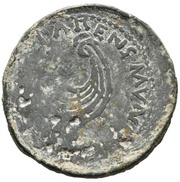 Sestertius - Augustus MVNICIPI PATRONVS PARENS reverse image