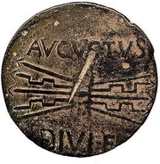 Sestertius - Augustus AVGVSTVS DIVI F reverse image