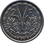 2 Francs Pattern reverse image