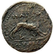 Æ21–22 - Augustus reverse image