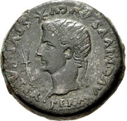Æ34 - Tiberius obverse image