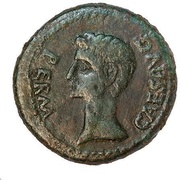 Dupondius - Augustus C L CAES IVL TRAD obverse image